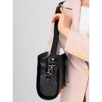 Женская сумка из натуральной кожи Cross Body CB1002. Черный