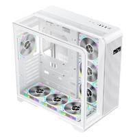 1ST PLAYER RT7 BEYAZ DIGITAL 850W 80+ GOLD FULL MODÜLER 4X12CM ARGB 3 TARAFLI TEMPERLİ CAM USB 3.0 - TYPE C ATX KASA