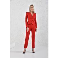 2 Button Suit Red