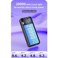 3'ü 1 Arada Power Bank Dijital Ekran. Göstergesi Yüksek Kapasiteli T-D07
