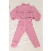 3-12 Years Old Polar Kids Suit with Pockets Pink - 1012.1780.