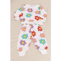 3-7 Years Old Children's Pajama Set Whiteflower - 12423.1772.