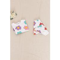 3-7 Years Old Children's Pajama Set Whiteflower - 12423.1772.