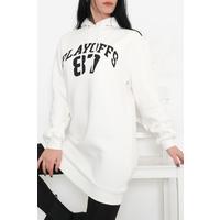 3 İplik Baskılı Sweat Beyaz - 3594.105.
