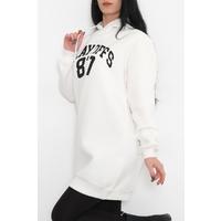 3 İplik Baskılı Sweat Beyaz - 3594.105.