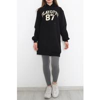3 İplik Baskılı Sweat Siyah - 3594.105.
