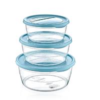 Round Trend Storage Set of 3 ( 0.7+1,1+1.75 L )-02 1020