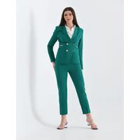 4 Button Accessories Suit Green