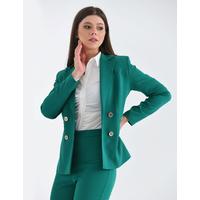 4 Button Accessories Suit Green