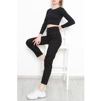 4 Düğmeli Kot Pantolon Siyah - 1026.392.