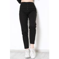 4 Düğmeli Kot Pantolon Siyah - 1026.392.