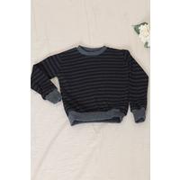 5-12 Years Old Child Striped Sweat Black - 15577.1250.