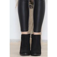 5 Cm Heeled Boots Suede Black - 11991.264.