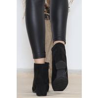 5 Cm Heeled Boots Suede Black - 11991.264.