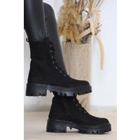 Heeled Boots Suede Black - 12144.264.