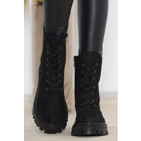 Heeled Boots Suede Black - 12144.264.