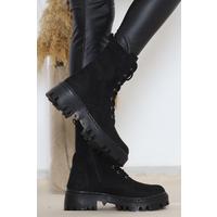 Heeled Boots Suede Black - 12144.264.