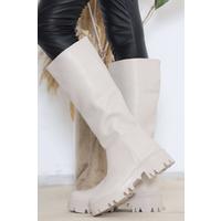 Long Heeled Boots Tan - 12147.264.