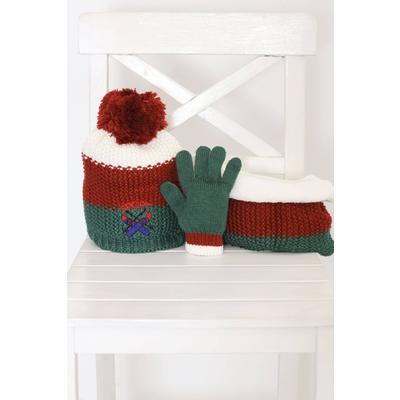 7-12 Years Old Children's Suit White-Green - 11907.1736.