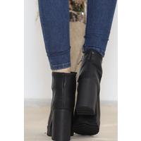9 Cm Heeled Boots Black Leather - 12012.264.