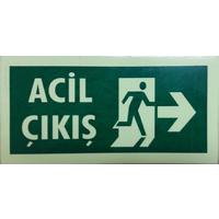 Acil Çıkış Uyarı Levhası 12,5x25 KOD: DEK FL 940