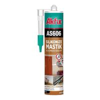 Akfix AS606 Silikonize Mastik Bej 500 gr