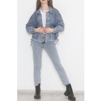 Джинсовая куртка с шестью кисточками Ice Blue — 474516.1406.