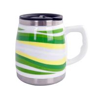 Andoutdoor AND325A іші болат және сырты өрнегі бар керамикалық кружка