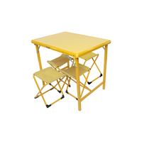 Andoutdoor French 2 Masa ve Sandalye Seti Masamatik-SARI