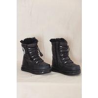 Embroidered Children's Boots Black - 9090.264.