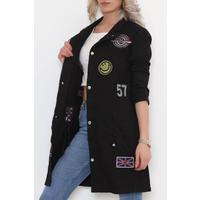 Coat of Arms Long Jacket Black - 1481.1367.