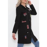 Coat of Arms Long Jacket Black - 1481.1367.