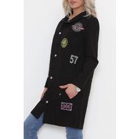 Coat of Arms Long Jacket Black - 1481.1367.