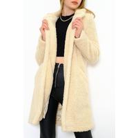 Lined Plush Jacket Cream - 19090.101.