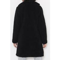 Lined Plush Jacket Black - 19090.101.
