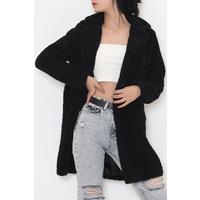 Lined Plush Jacket Black - 19090.101.