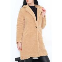 Lined Plush Jacket Coffee with milk - 19090.101.