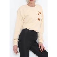 Ayıcık Detaylı Sweat Açıkvizon - 126.105.