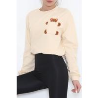 Ayıcık Detaylı Sweat Açıkvizon - 126.105.