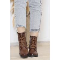 Lace Up Boots Tan - 11976.264.