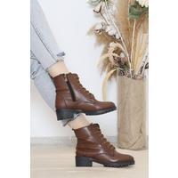 Lace Up Boots Tan - 11976.264.
