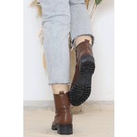 Lace Up Boots Tan - 11976.264.