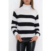 Тасбақалы тоқыма трикотаж Whiteblack - 10345.1319.