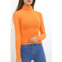 Balıkçı Yaka Body Turuncu - 8338.1567.