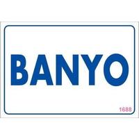 Banyo Uyarı Levhası 17,5x25 KOD:1688