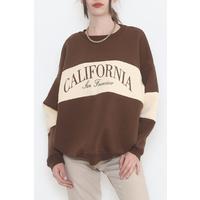 Printed Double Color Sweat Brown - 1246.105.