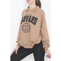 Printed Sweat Brown - 1223.105.