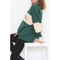 Printed Two Thread Sweat Greenbeige - 1221.105.