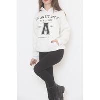 Printed Sweat Ecru - 12528.1554.