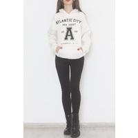 Printed Sweat Ecru - 12528.1554.